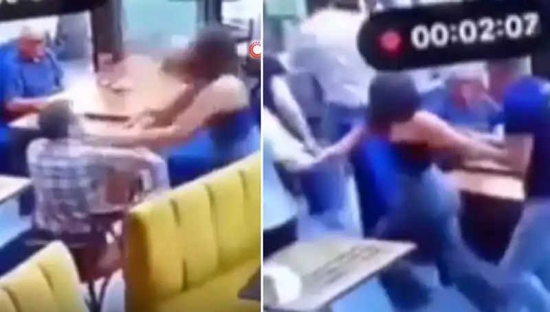 Bol Kadrolu Restoran Davasında Garsona Tokat, Dayak İle Cevap Aldı